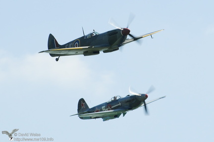 Spitfire und Yak-3
